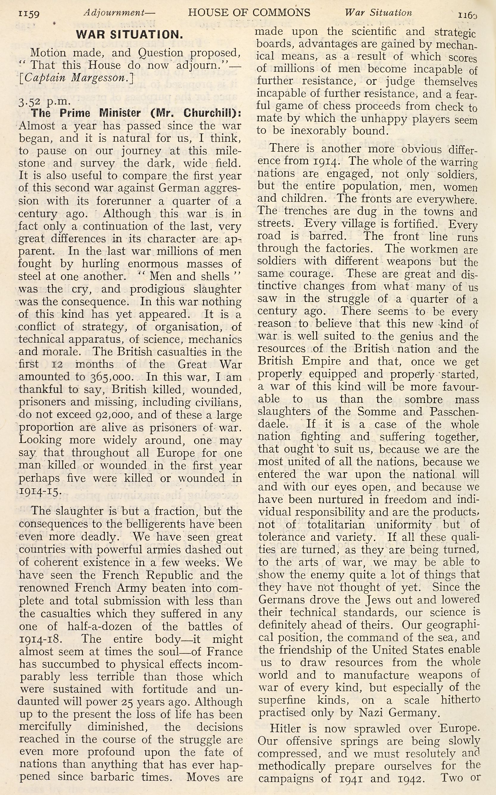 printed text