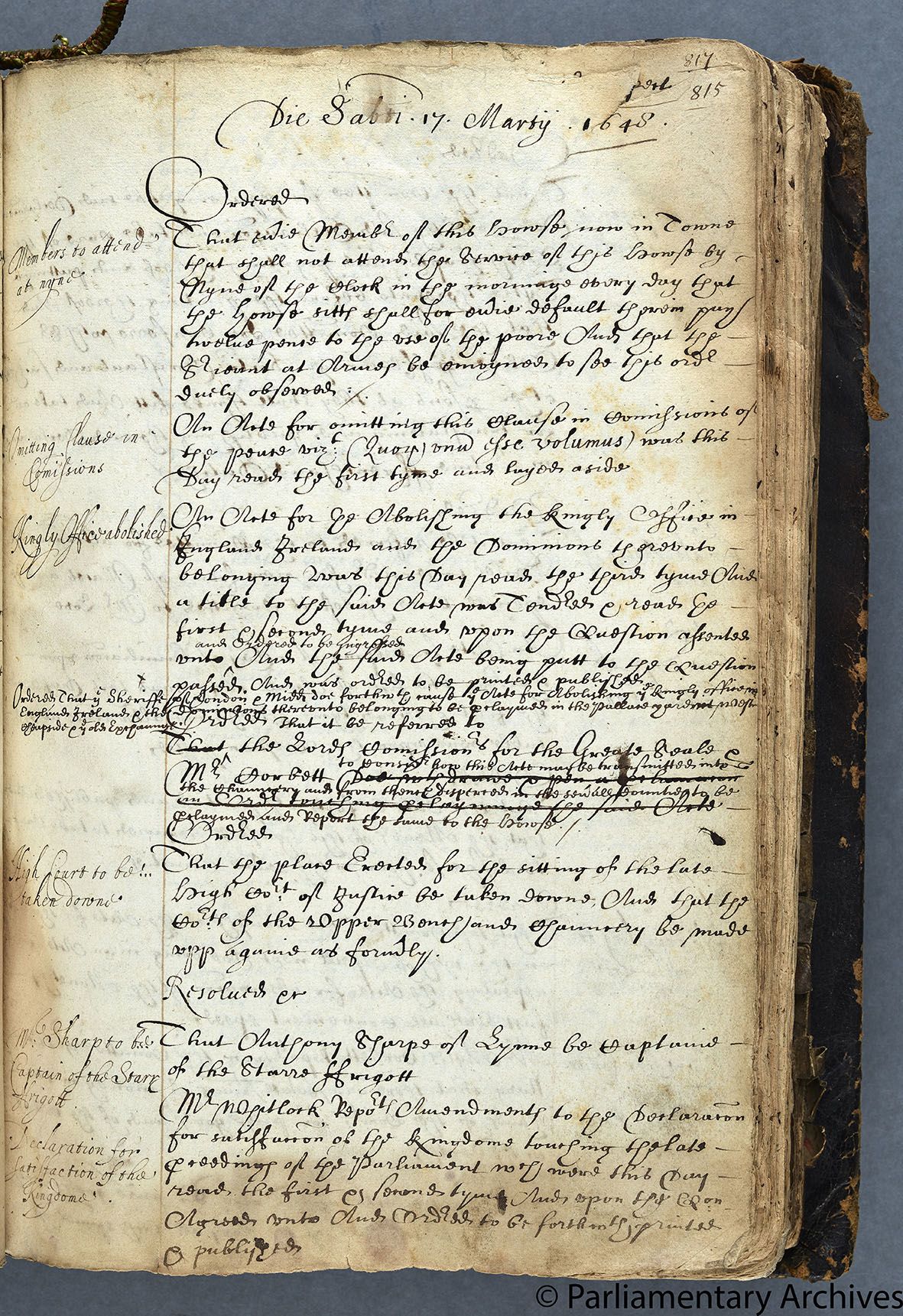 handwritten volume