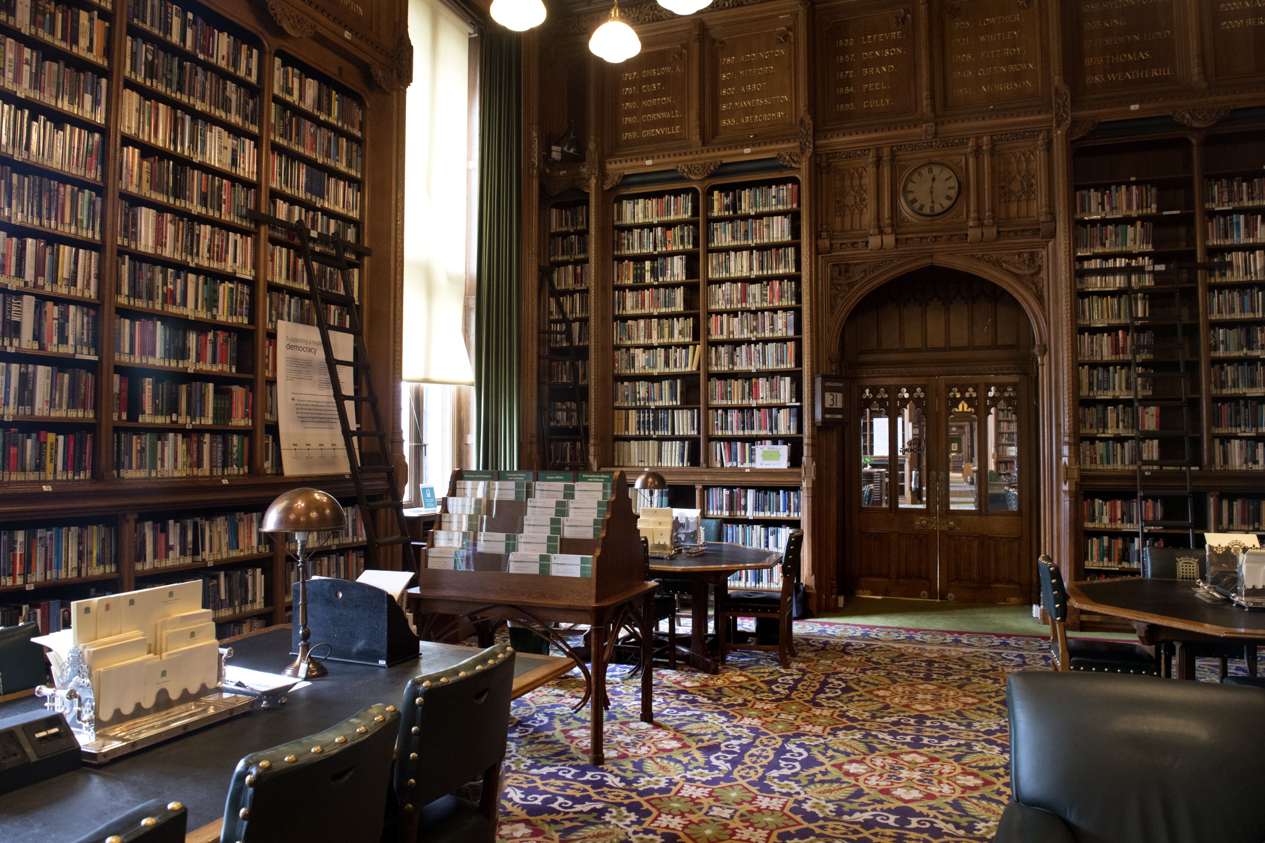 Photograph of House of Commons library