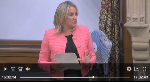 Image of Caroline Dinenage in debate