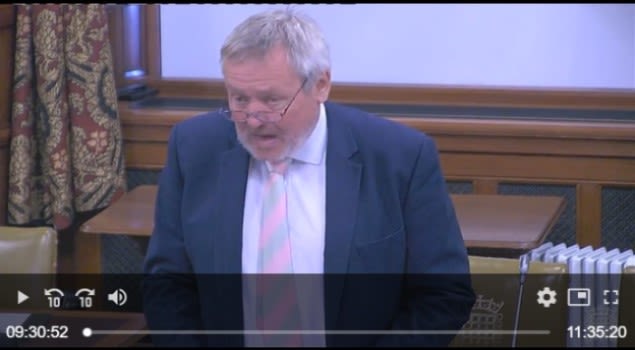 Giles Watling during the debate