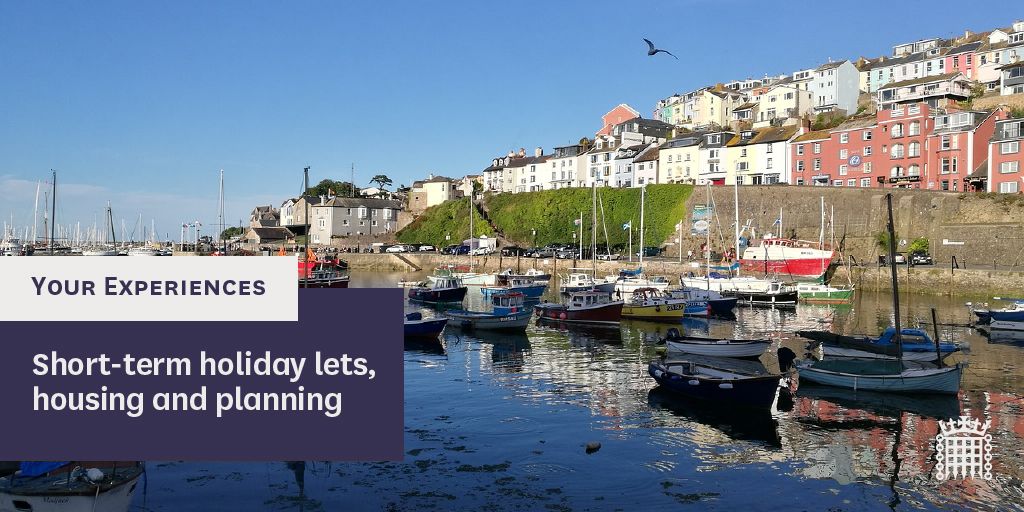 Shortterm holiday lets and the planning system