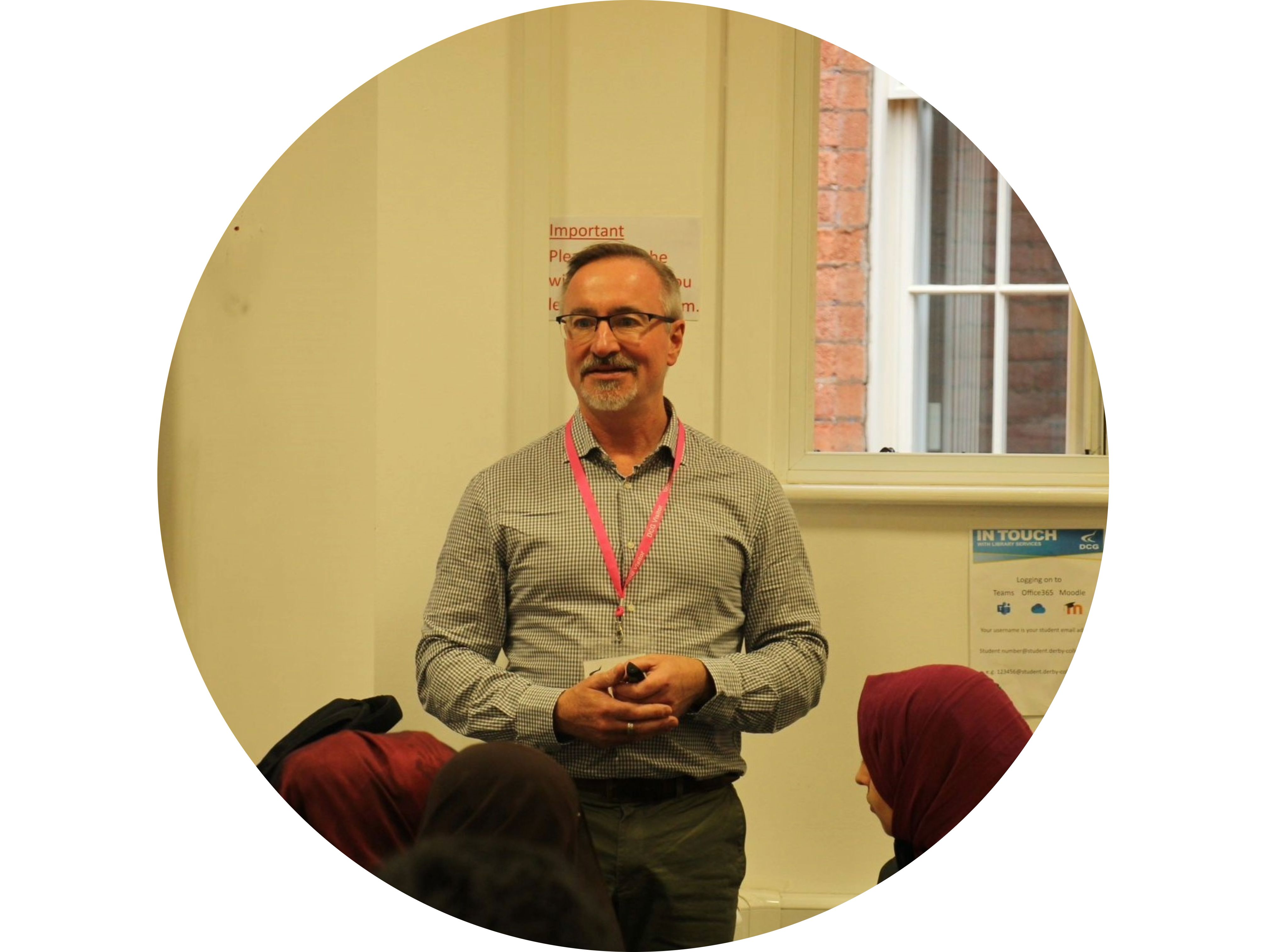 A photograph of the East Midlands Outreach Officer