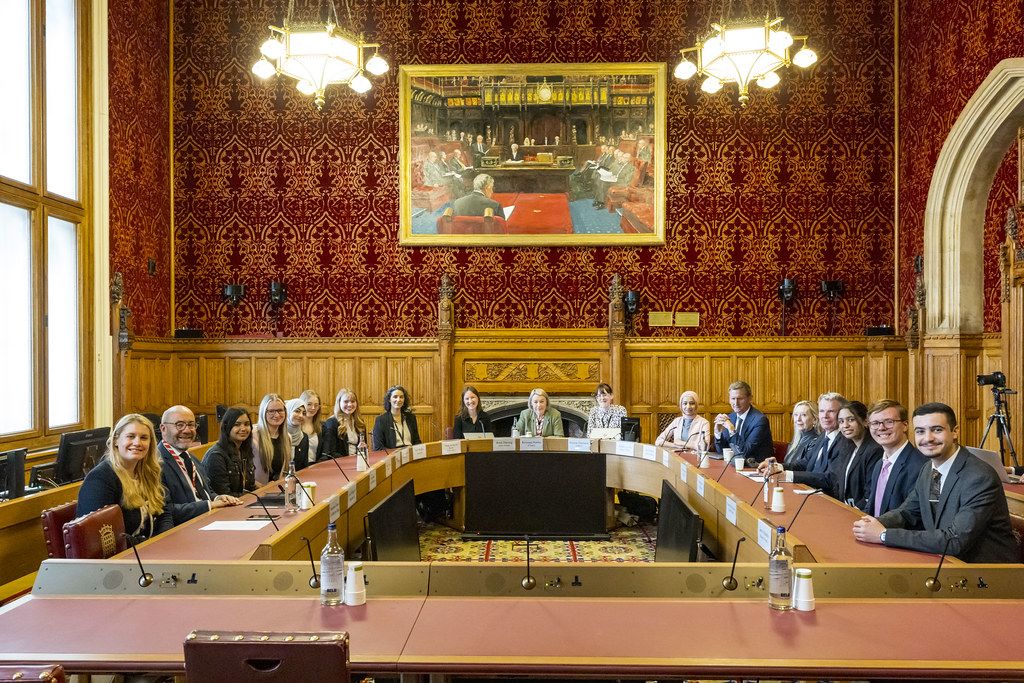 Members of the Youth Select Committee in Westminster