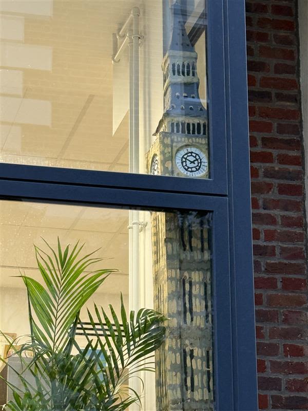 A hand-made model of the Elizabeth Tower