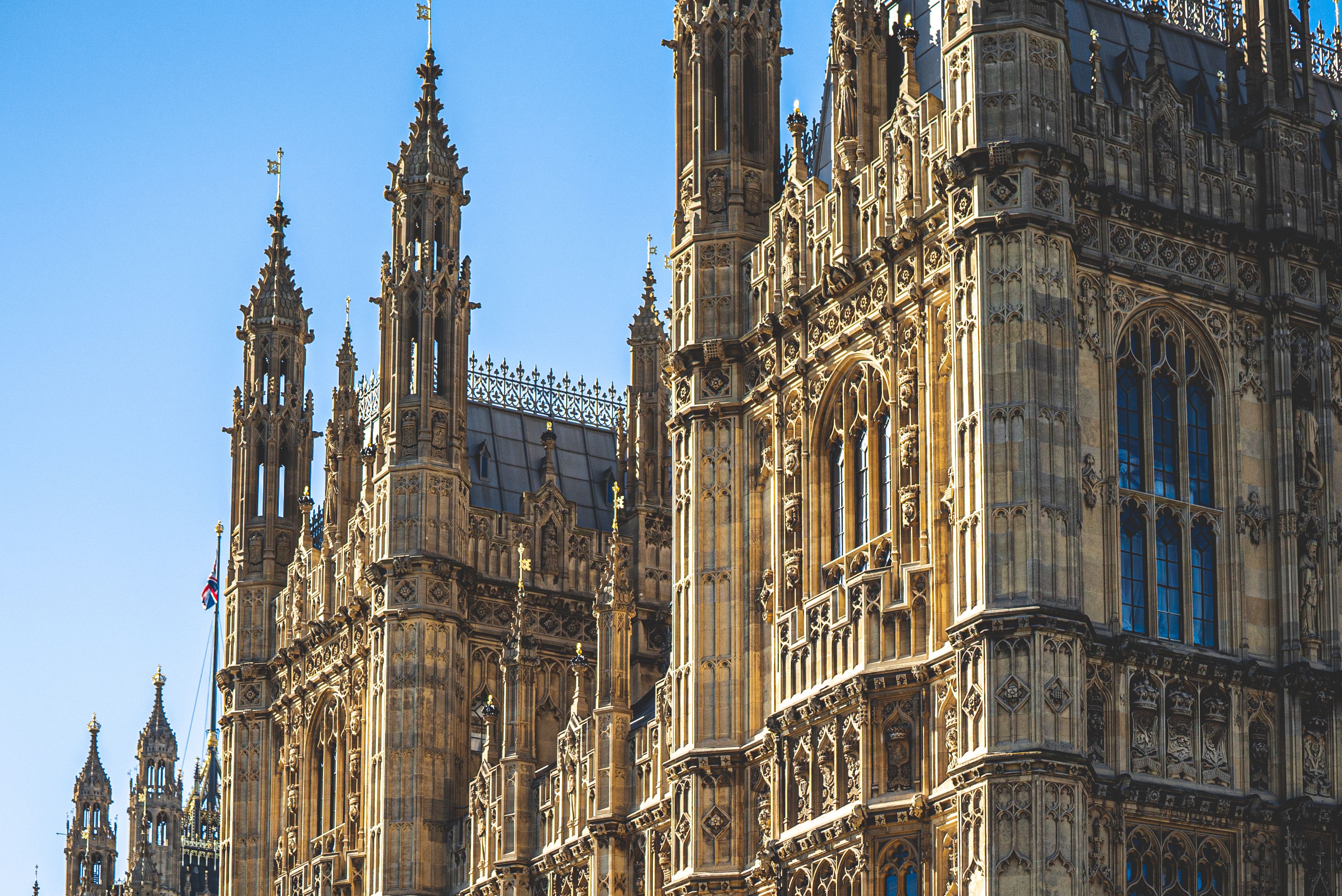 Image of the Palace of Westminster, UK Parliament.
