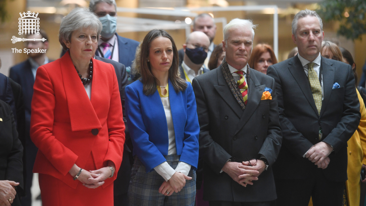 Image of MPs attending ceremony