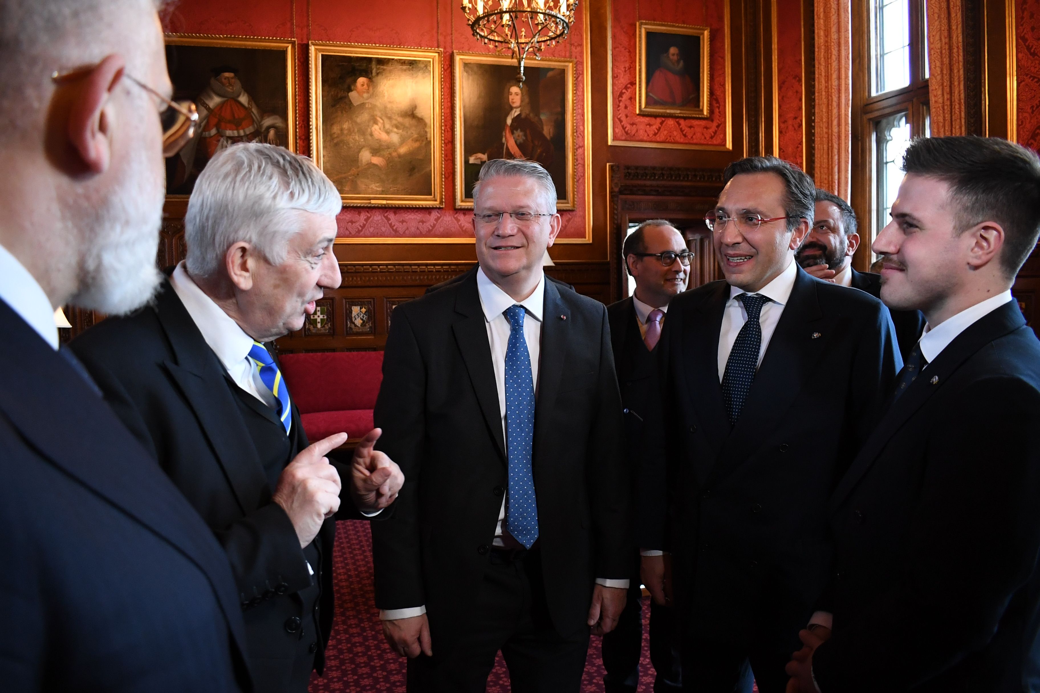 Speaker with delegation