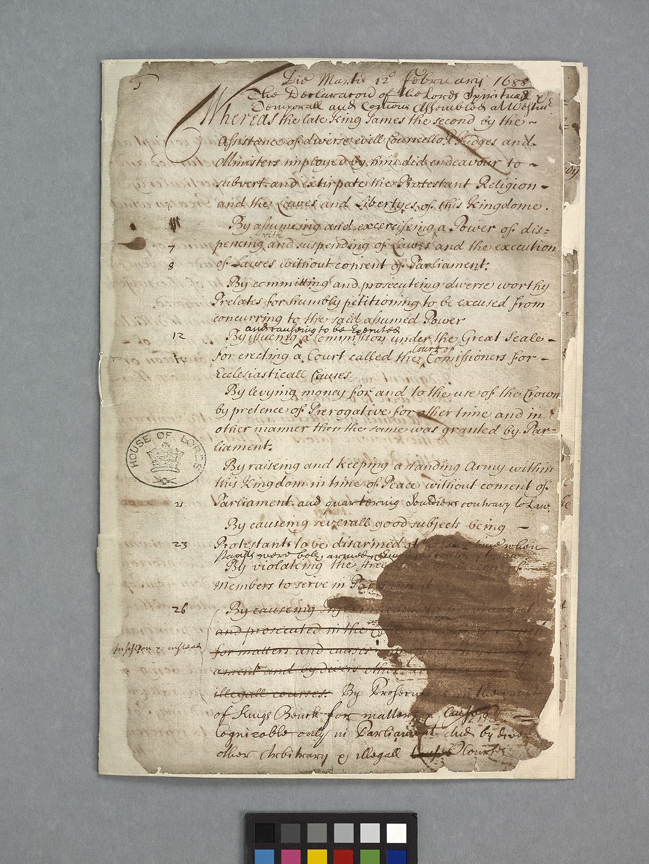 Manuscript document